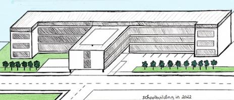 School Building in 2022 by Sarah Pfleger